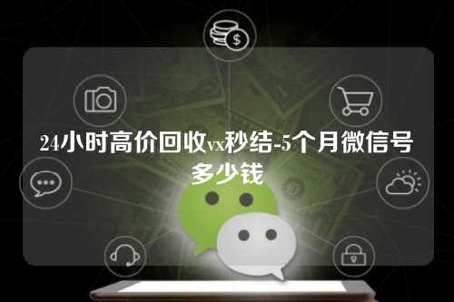 24小时高价回收vx秒结-5个月微信号多少钱